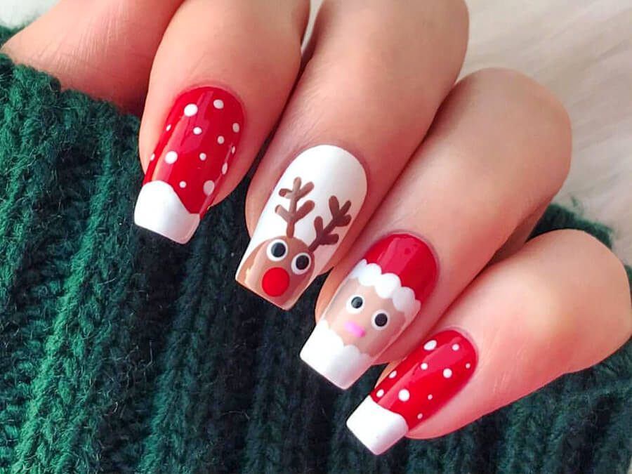 Christmas nails, Magical Nail Spa Murfreesboro, TN